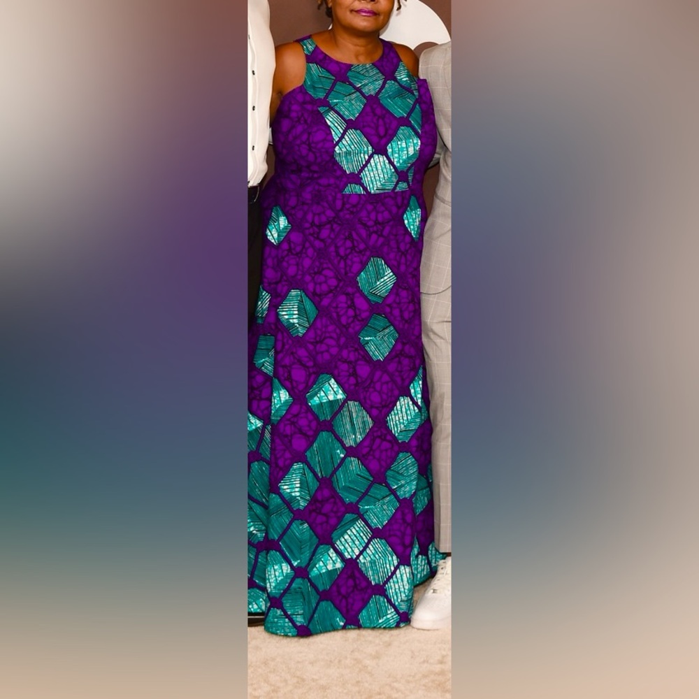 Ray Darten Sleeveless Fit & Flare Dress – Vibrant & Chic (2X)